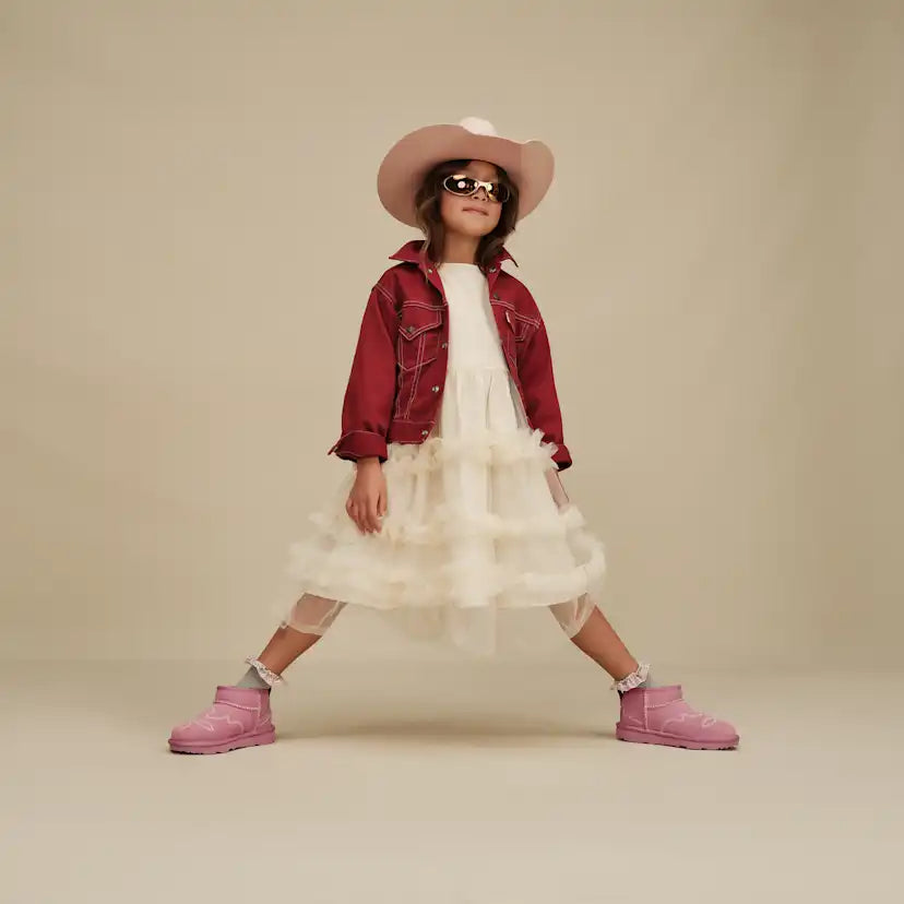 Enfants Botte Classic Ultra Mini Western - DUSTY ORCHID