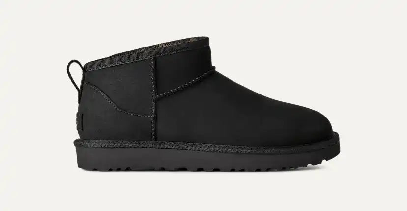Femme Botte Classic Ultra Mini en nubuck - BLACK