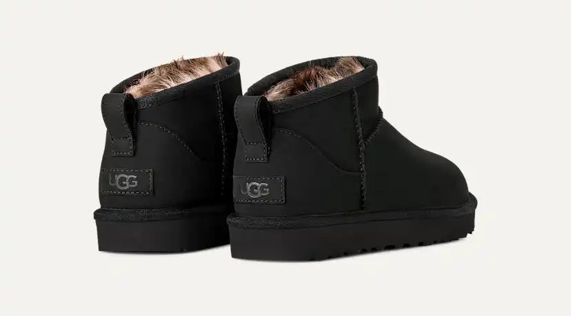 Femme Botte Classic Ultra Mini en nubuck - BLACK