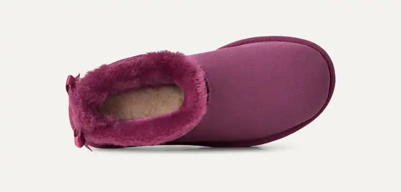 Femme Botte Ultra Mini Bailey Bow - DARK WINTERBERRY