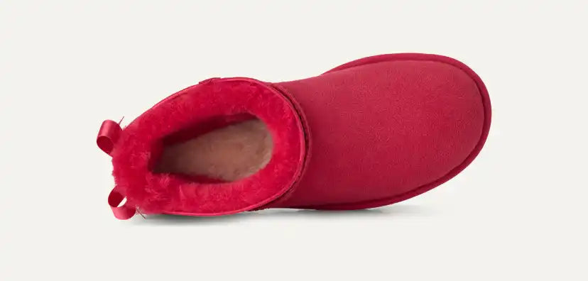 Femme Botte Ultra Mini Bailey Bow - RIBBON RED