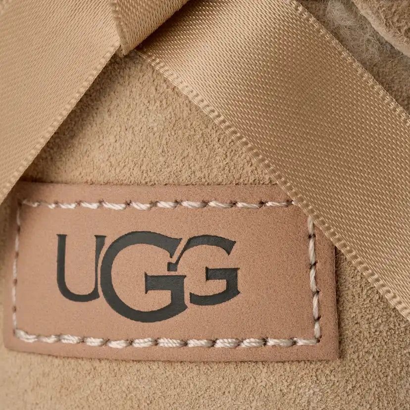 Femme Botte Ultra Mini Bailey Bow - SAND
