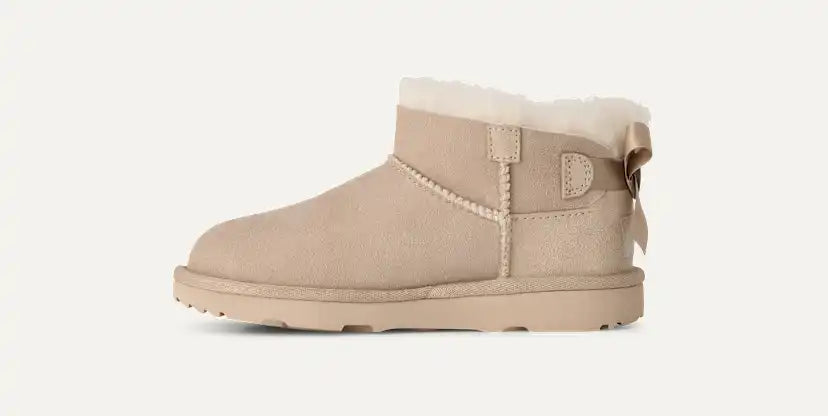 Enfants Botte Ultra Mini Bailey Bow - SAND