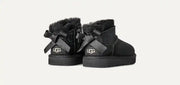Tout Petit Botte Ultra Mini Bailey Bow - BLACK