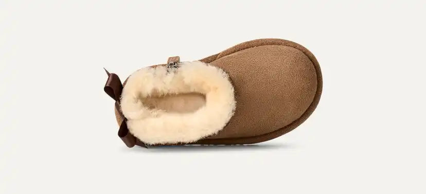Tout Petit Botte Ultra Mini Bailey Bow - CHESTNUT