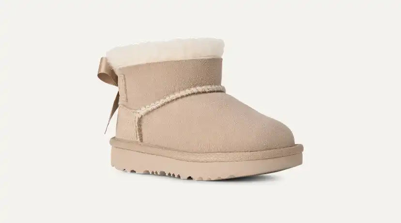 Tout Petit Botte Ultra Mini Bailey Bow - SAND