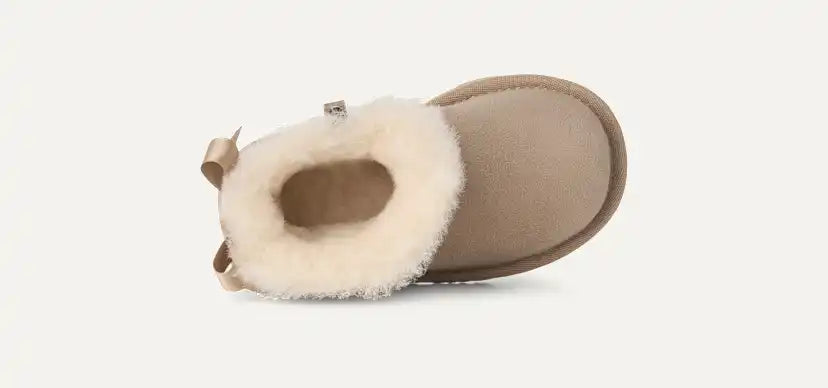Tout Petit Botte Ultra Mini Bailey Bow - SAND