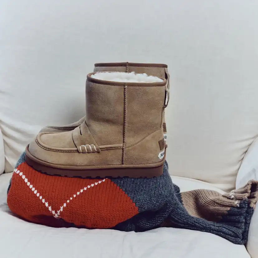 Unisexe Botte mocassin UGG JW Anderson - CHESTNUT
