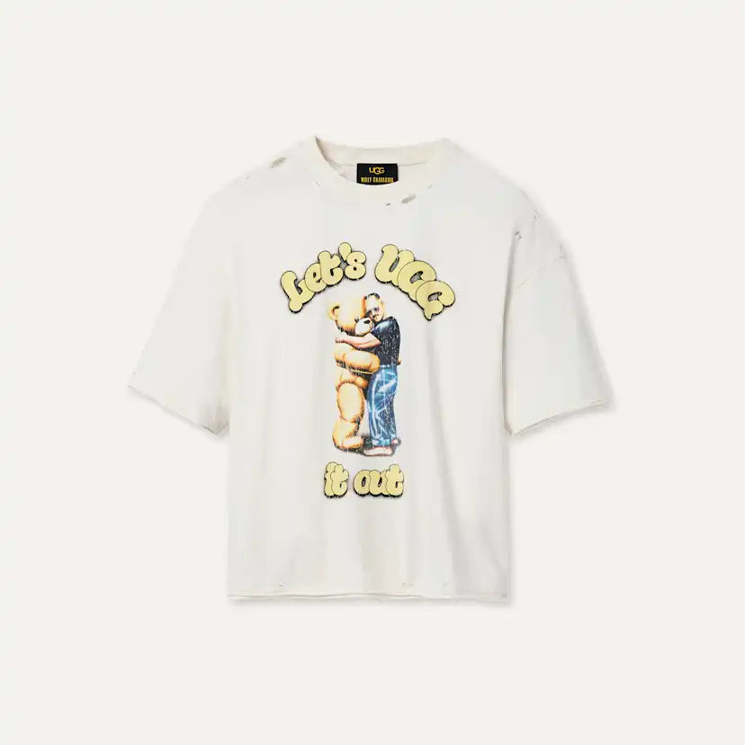Unisexe T-shirt UGG Willy Chavarria Hug It - CRM